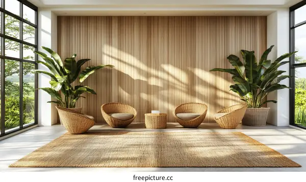 Modern Tropical Living Room Interior Design