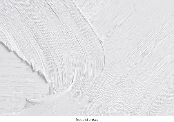 Abstract White Paint Strokes Texture