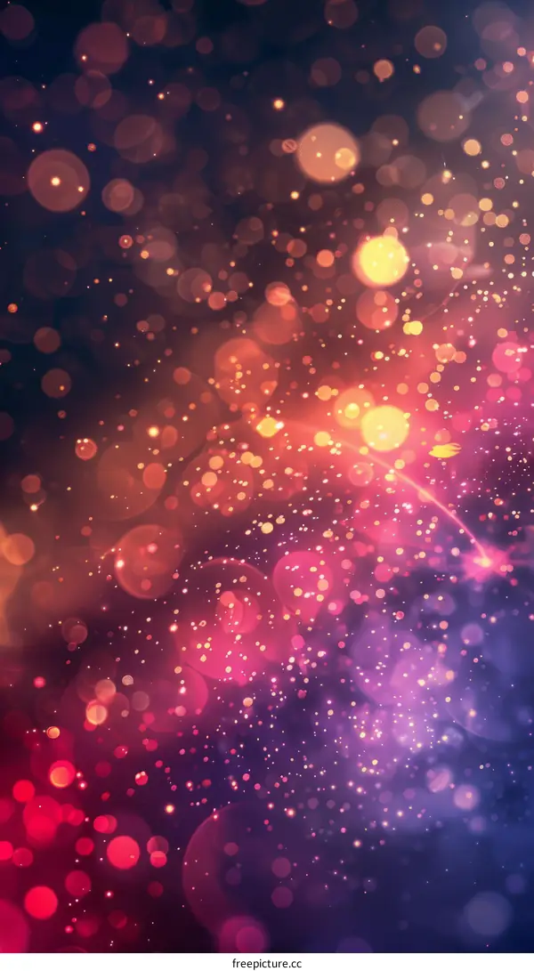 Colorful Bokeh Background Abstract