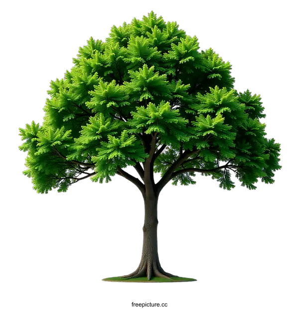 [Transparent Background PNG]Green Tree Isolated On transparent background