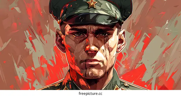 Portrait of a soldier