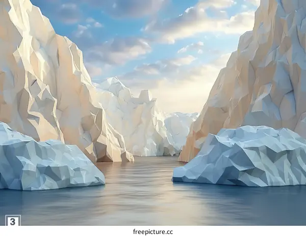 Ice Formations in Antarctica