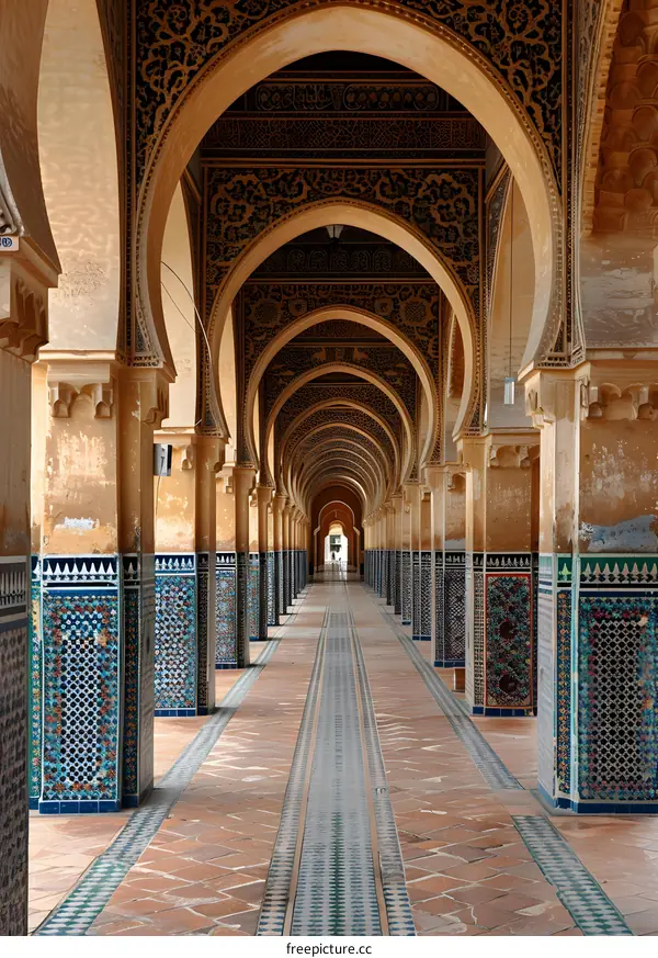Moorish Arches and Tilework