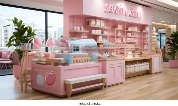 Small Business Candy Store Interior