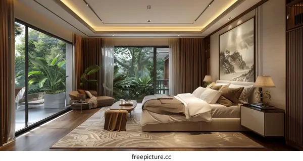 Modern Elegant Bedroom Interior Design