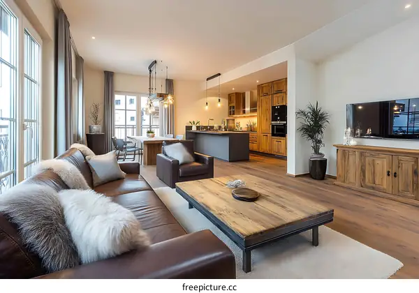 Modern European Living Room Interior Design