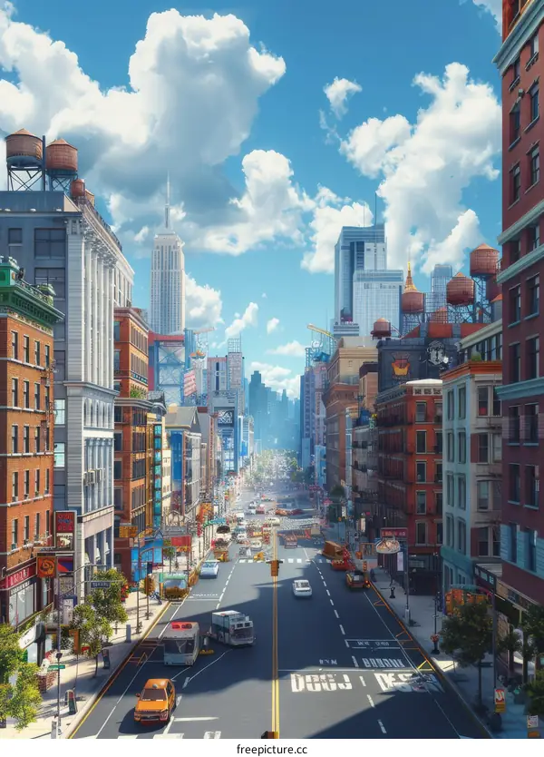 Thriving Metropolis Artwork