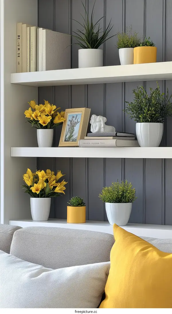 Cozy Home Decor with Yellow Accents