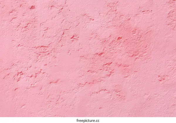 Textured Pink Wall Surface