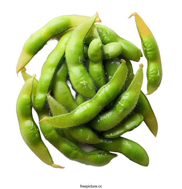 [Transparent Background PNG]Green soybeans