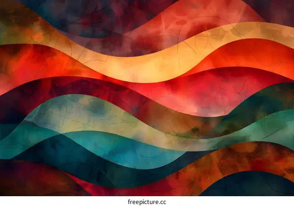 Abstract Wavy Background