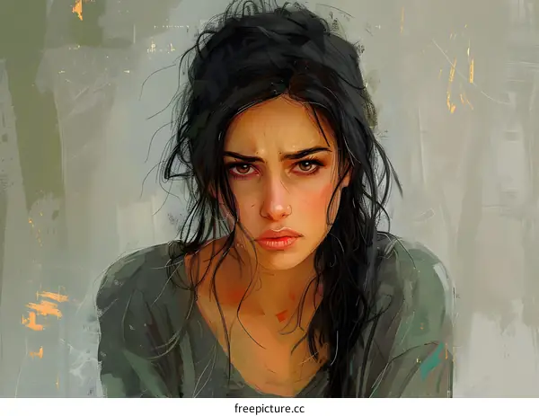 portrait of a middle eastern woman