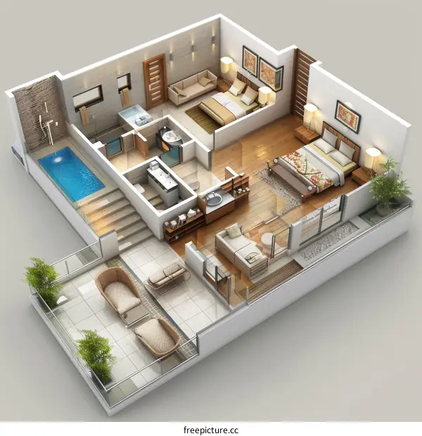 Modern House Floor Plan Design