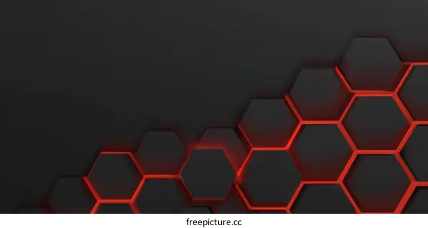 Abstract Geometric Hexagon Pattern Background Design