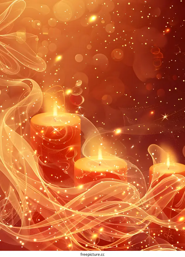 The light of candles