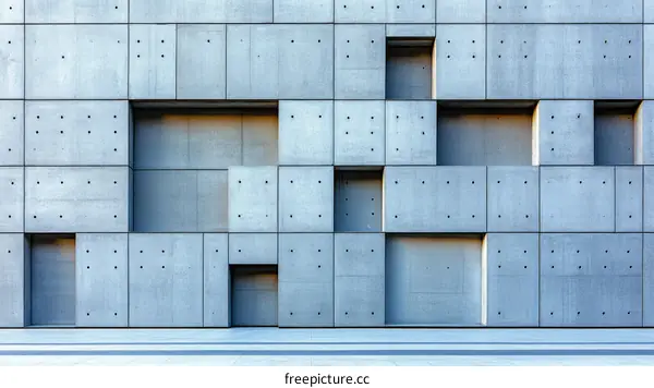 Modern Concrete Architecture Facade Design