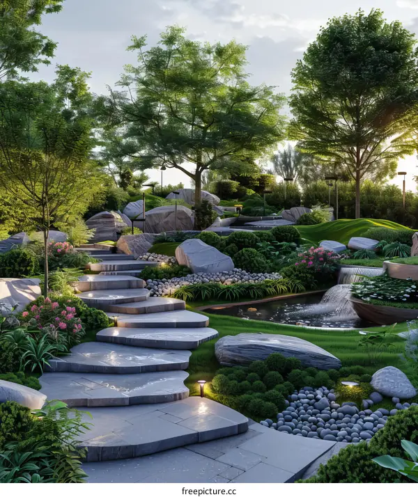 Chinese Garden Landscape Design Renderings: Classical & Modern