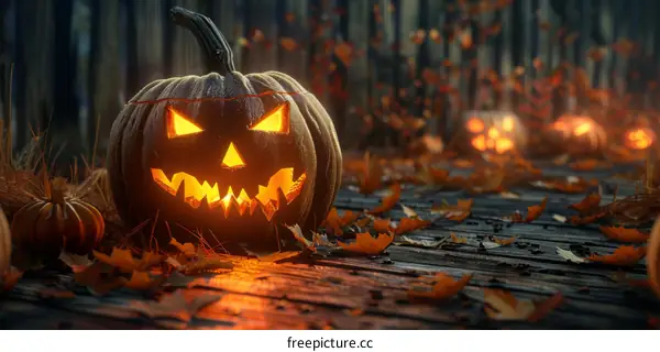 Halloween pumpkin lantern
