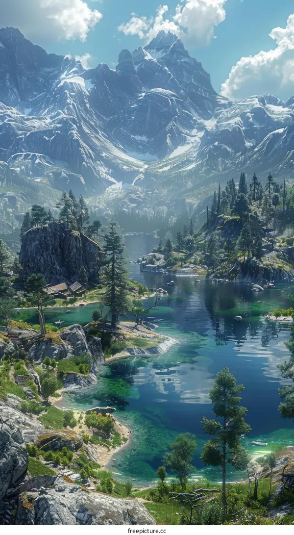 Mountain Lake Scenery