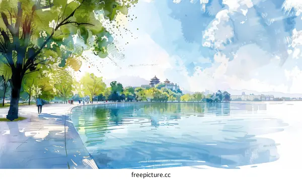 Beihai Park in the Summer Palace