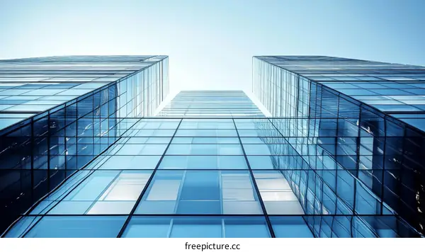Modern Skyscraper Glass Facade Architecture