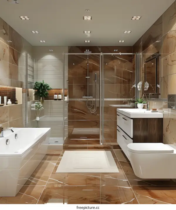 Modern Luxury Bathroom Interior Design