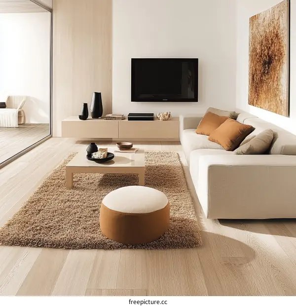 Modern Minimalist Living Room Interior Design