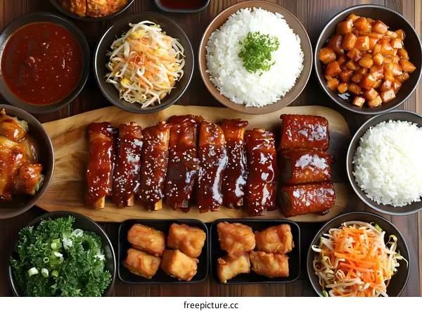 Korean BBQ Ribs Meal Set