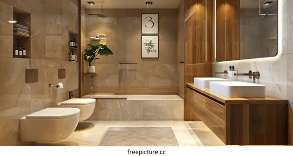 Modern Luxury Bathroom Interior Design