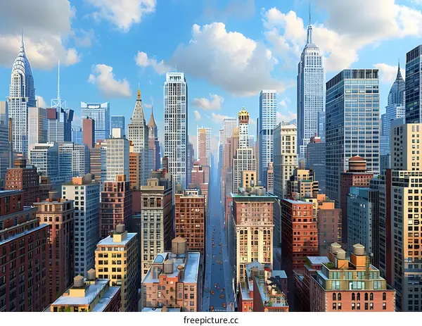 Cityscape of New York