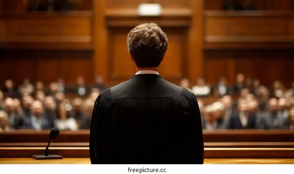 Courtroom Setting with Speaker