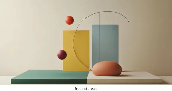 Abstract Geometric Shapes and Spheres
