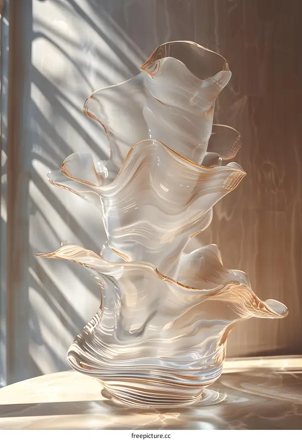 Unique Glass Flower Vase