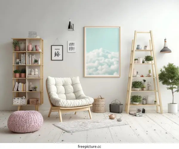 Cozy Scandinavian Living Room Interior Design