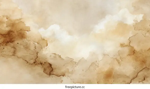 Abstract Watercolor Stain Art