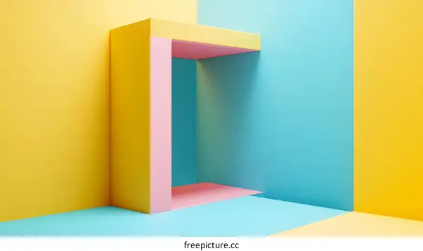 Abstract Minimalist Geometric Shapes Background