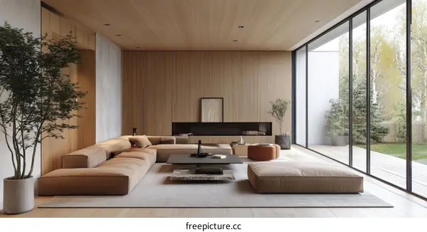 Modern Minimalist Living Room Interior Design
