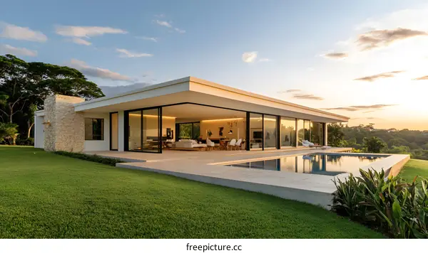 Modern Home with Infinity Pool and Breathtaking Views