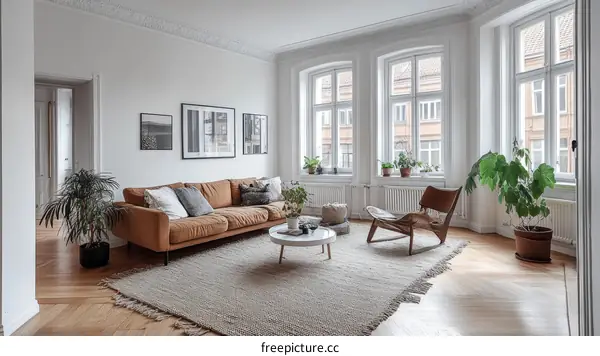 Modern Scandinavian Living Room Interior Design