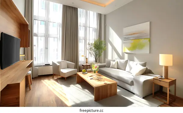 Modern Minimalist Living Room Interior Design