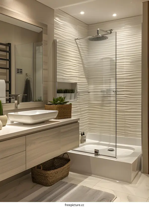 Bathroom shower room effect picture