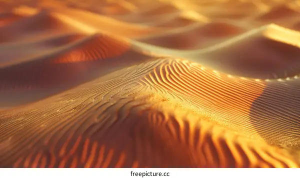 Dunescape of the Sahara Desert