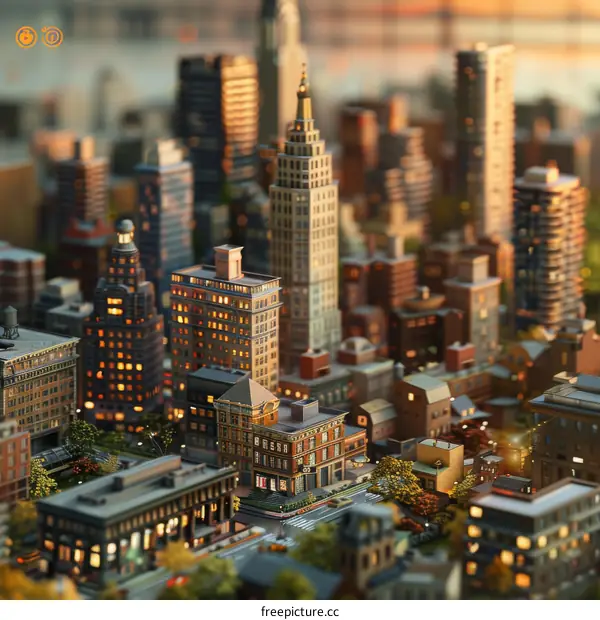 Miniature Cityscape: Tilt-Shift Photography