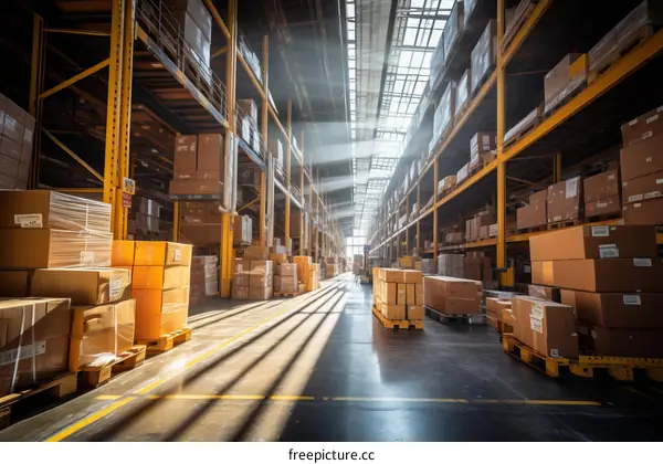 Efficient Warehouse Logistics and Goods Storage