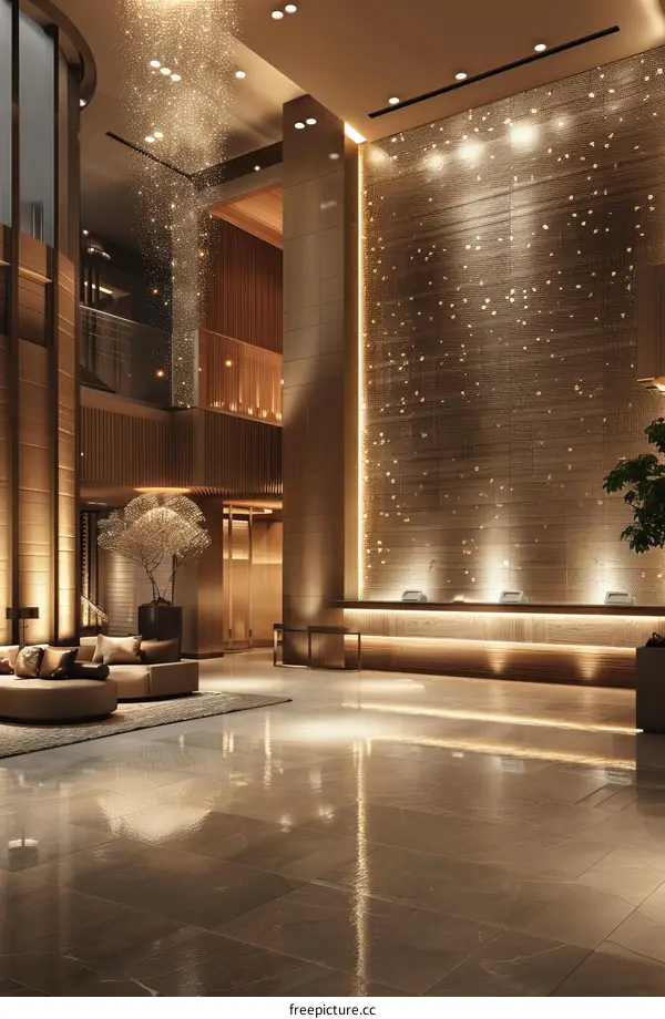 Modern Luxury Hotel Lobby Interior Design