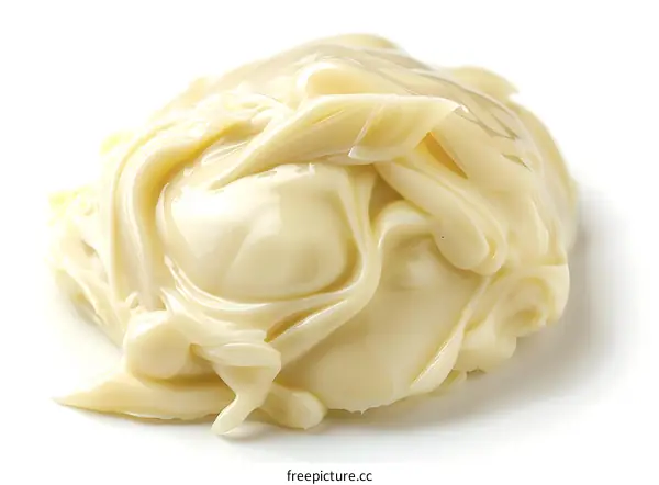 Close Up Of White Chocolate Spread