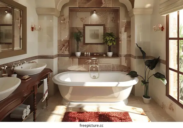 Elegant Luxury Bathroom Interior Design
