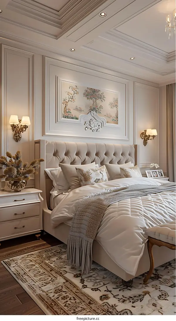 European-style bedroom