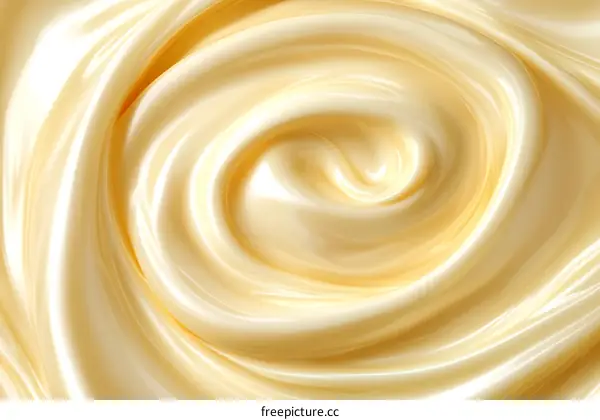 Creamy Texture of Light Gold Liquid