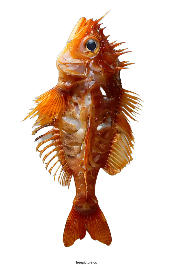 [Transparent Background PNG]Preserved Fish on White Background